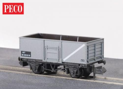 NR-44B Peco BR Grey Butterley Steel Coal Wagon